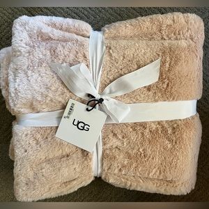 UGG Faux Fur Blanket 50x70 California Lifestyle Throw NWT